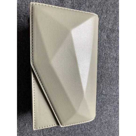 Geometric Clutch Bag Gold Chain Shoulder Crossbody Evening Bag Women - Picture 6 of 9